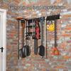 Ski Snowboard Wall Mount Rack Without Marring Surfaces Protects Equipment Fit Various Board Types And Size