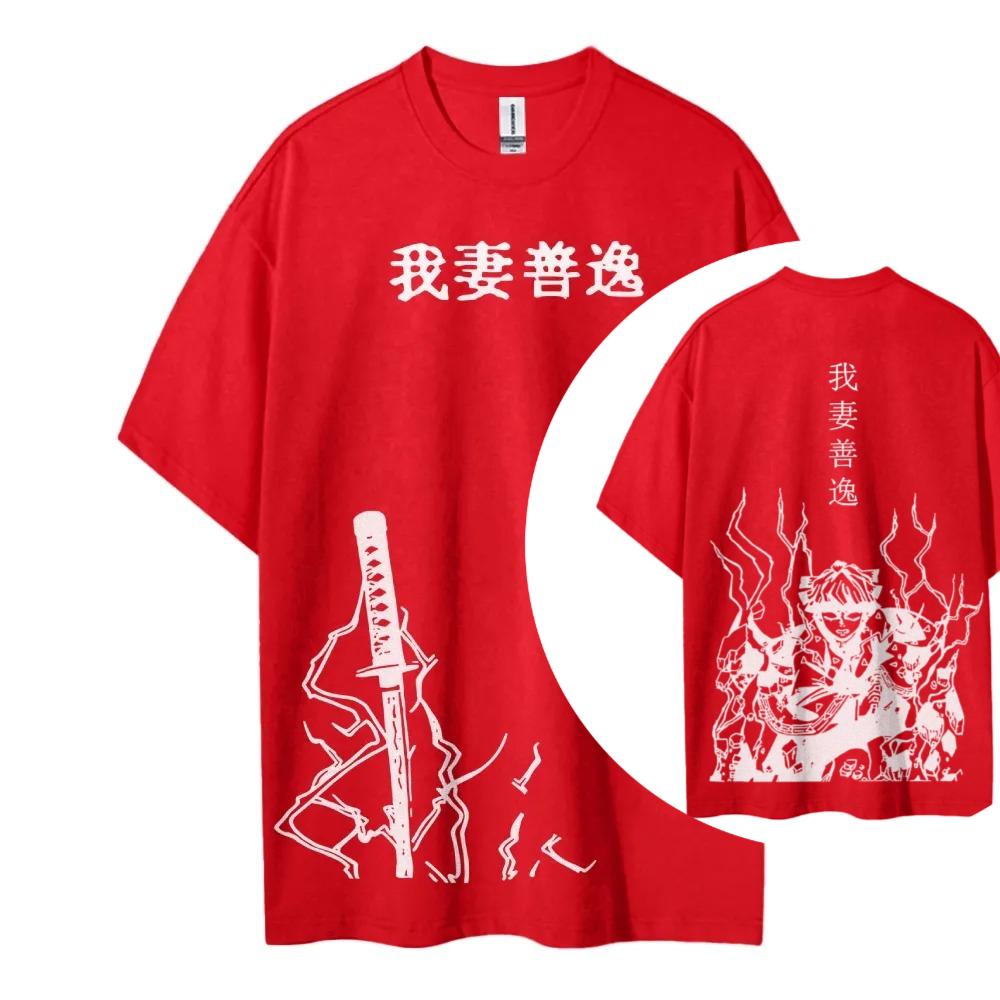 Démon zabíjí Potisk Krátký rukáv Ležérní Letní oblečení Pánské Pohodlné oblečení Pánské oblečení Krátký rukáv Poloviční rukáv Top