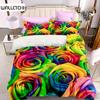 Duvet Cover Set Twin Size Vintage Burgundy Floral Bedding Set with Zipper Closure for Kids and Adults with Pillowcase Bed Decor