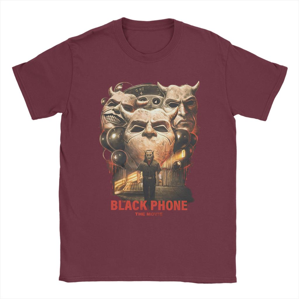 2025 Black Phone 2 Movies T-Shirt  Leisure T-Shirts Short Sleeve Streetwear Tops Summer Pure Cotton O Neck Plus Size 5XL Tees