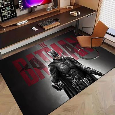1 Stück Büro Teppich Stuhlmatten The Batman Filmplakat Perfekt für Bürostühle, Wohnzimmer oder Schlafzimmer, Polyester Teppich.HDT093