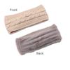 Womens Thermal Ribbed Thick Fleece Lined Winter Headband Wrap Ear Warmer