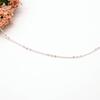 Opalhouse 925Silver Ball Chain Choker Necklace Ophen1203 White Gold