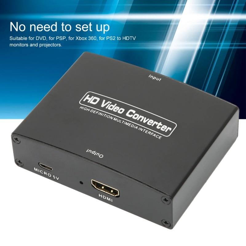 HD Multimedia Interface To 1080P YPbPr Component Video Converter Adapter For DVD Monitor