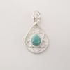 Amazonite Gemstone 925 Sterling Silver Statement Jewelry Pendant 1.40" For Engagement Gift PP-19-13