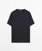 Masimodutti Wool Blend Short Sleeve T-Shirt