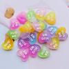 10/20Pcs Kawaii Cute Colorful Peach Heart Flat Back Cabochons Scrapbooking DIY Jewelry Craft Decoration Accessories F05
