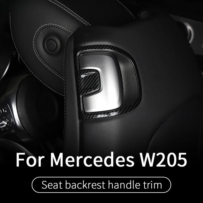 For Mercedes W205 Amg Coupé Amg C205 2 Puertas C260 C300 C200 Modified Seat Handle Buckle Decorative Trim Strip