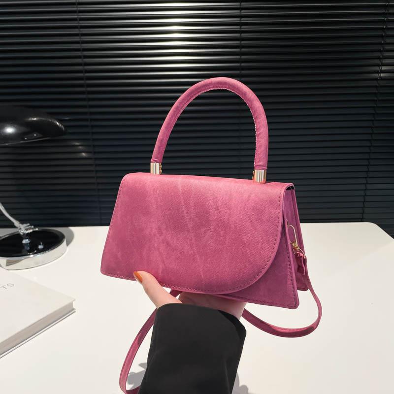 Contemporary Pu Mini Square Bag With Top Flap For Casual City Wear