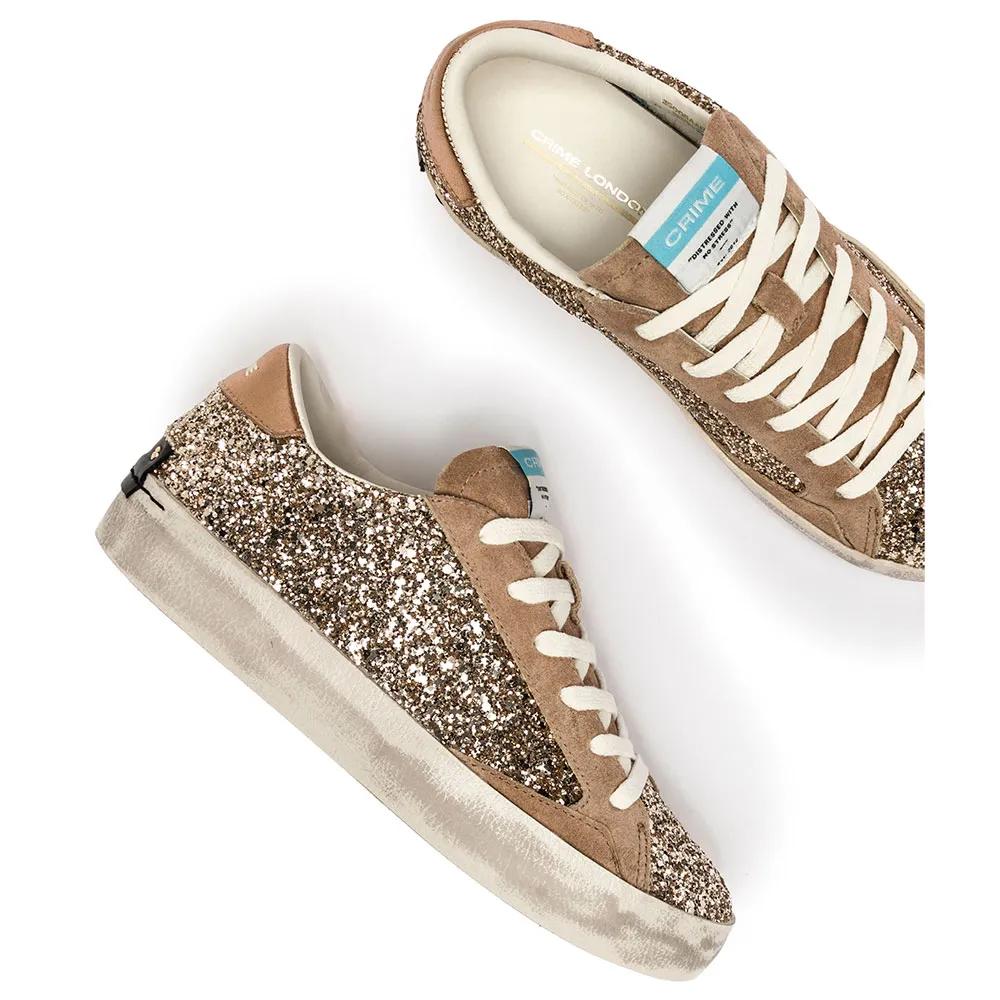 Crime London Distressed Sneakers