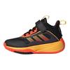 adidas Ownthegame 3.0 K Comfortable Simple Non-Slip Shock Absorption High-Top Kids Basketball Shoes Kids Basketball Shoes Black JQ3499