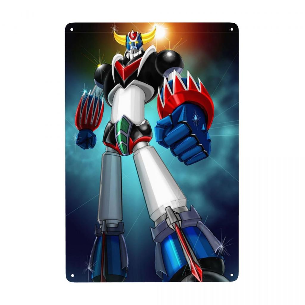 Segno Metallica Retro Goldorak Grendizer Actarus Personalizzato Robot UFO Goldrake Targhe in Latta Decorazioni Murali Ristorante Decorazioni Arte