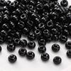 High quality Dark Black Crystal Czech Glass Beads Loose Seed Beads for Earring Bracelet DIY Jewelry Craft Accessoreis Making
