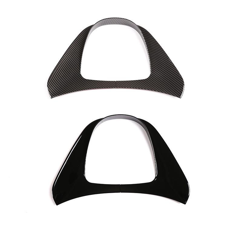 For Mercedes Benz V Class V250 V260 2015- ABS Central Control Multimedia Carbon Fiber Style Panel Sticker Auto