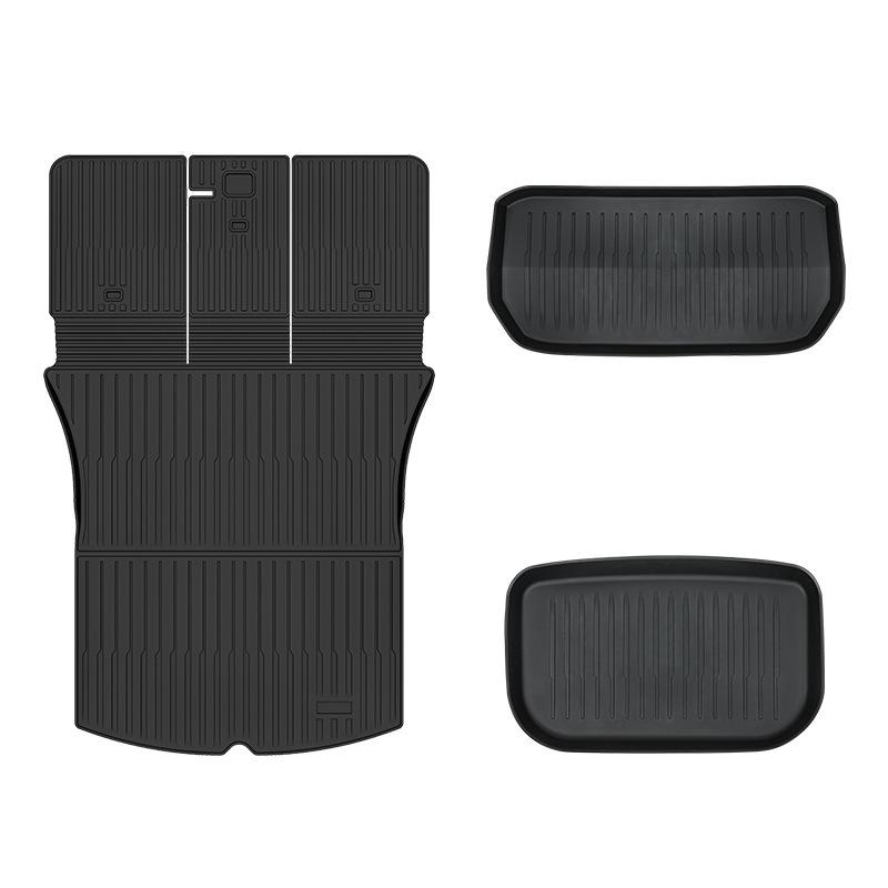 Tesla Model 3/Y Trunk Mat & Backrest Pad - TPE, Mother & Baby Safe