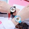 Cartoon Watch Female Students Simple Small Fresh Girlfriend Children Jelly Watch Male And Female Primary And Secondary School Students Quartz