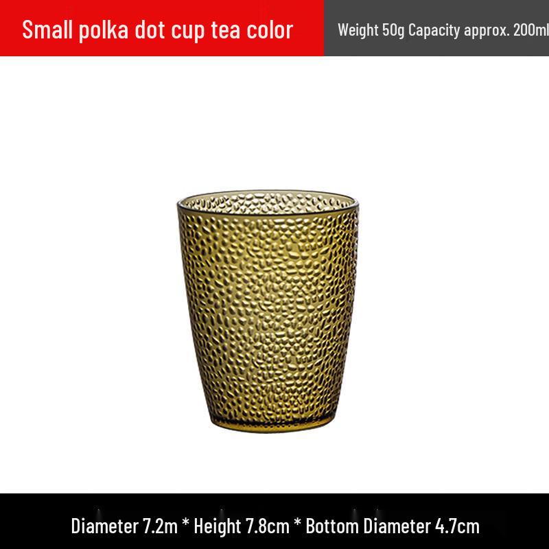 PC Transparent Octagonal Beaded Drinking Glasses - 20-Pack