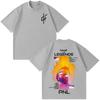 Französischer Rapper PNL Le Monde Chico Album Grafik T-Shirt Unisex Hip Hop Locker Hohe Qualität Lässig Damen und Unisex T-Shirt