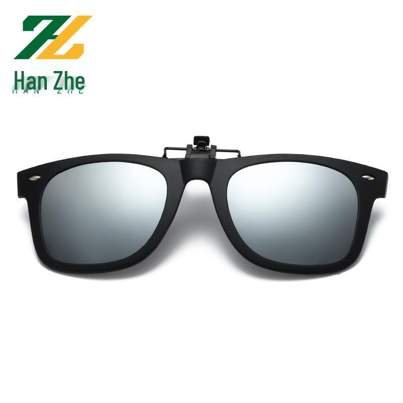 Polarized Flip-up Clip-on Sunglasses for Myopia, Night Vision & Driving - Unisex