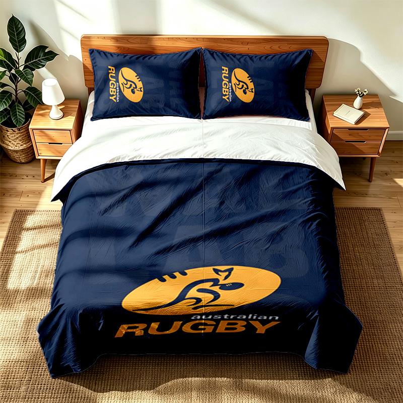 Wallabies (1) 3pc set suitable for master bedrooms soft and comfortable an ideal gift for family and friends Includes one duvet cover and two pillowca