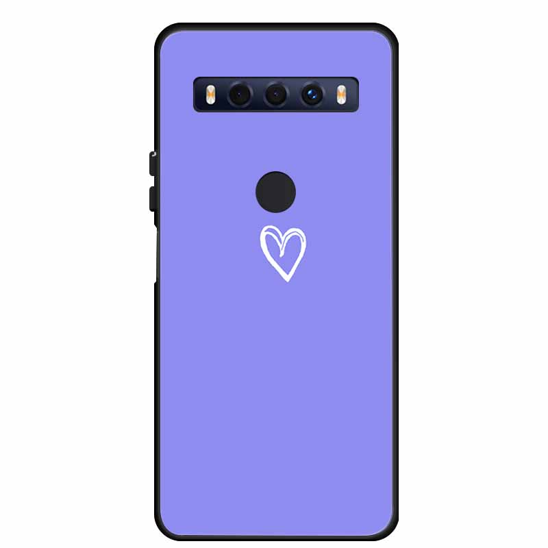 For TCL 10 SE Case 10SE Coque Black TPU Silicone Soft Back Cover Cases For TCL 10 SE Phone Case 6.52" Funda Bag Protective Shell