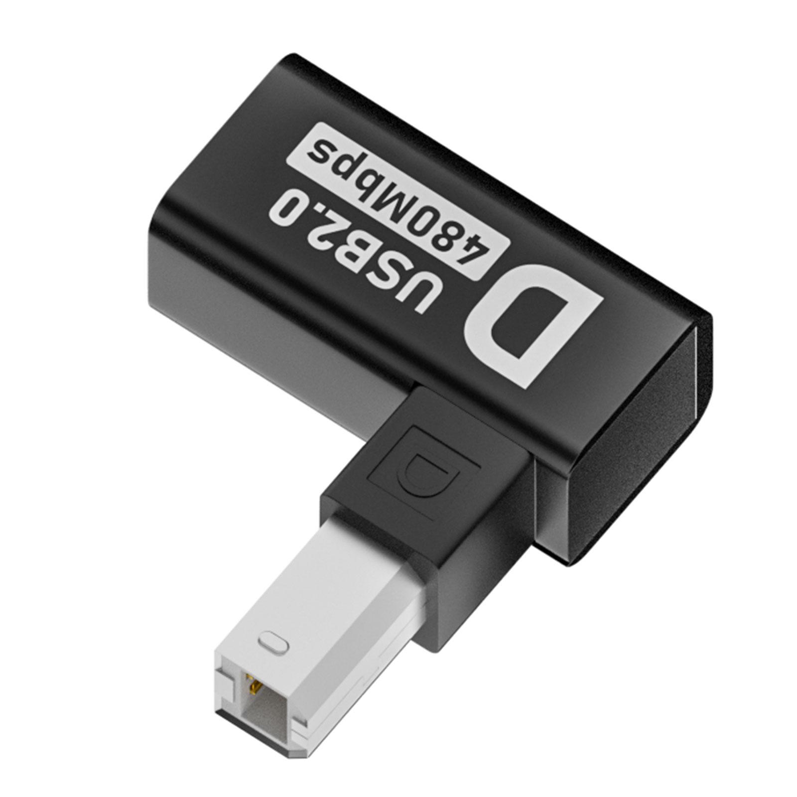 

Адаптер USB 2.0 B-типа, удлинитель «папа-мама» для подключения принтера и сканера, высокоскоростная передача данных Down