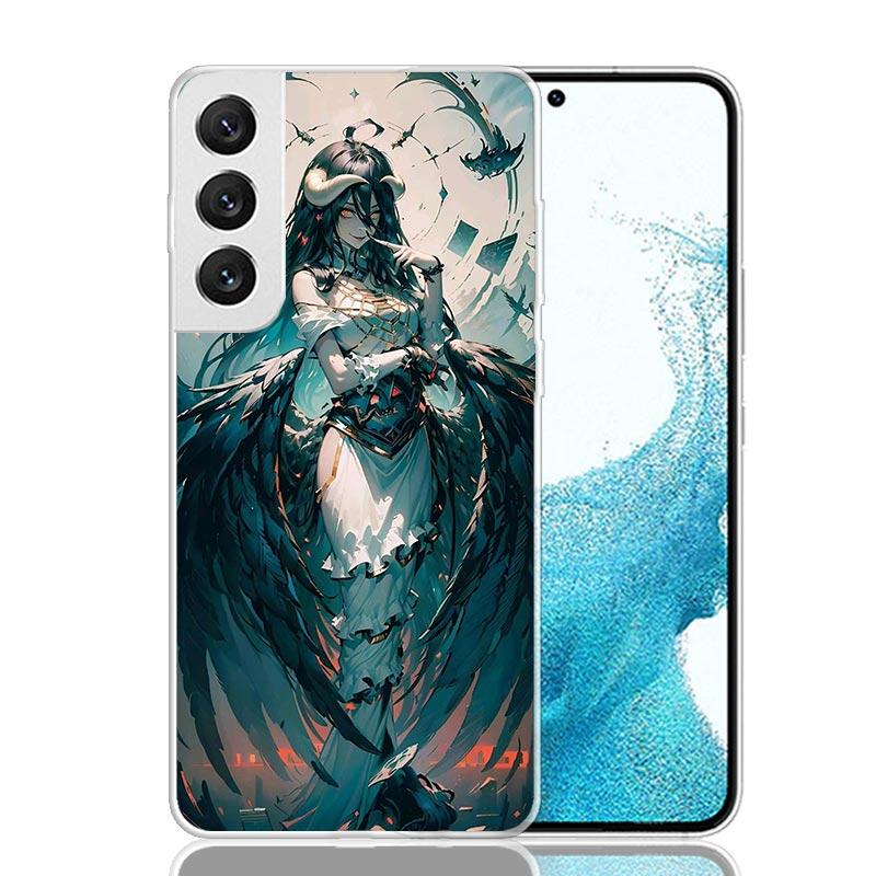 Albedo Overlord Anime Phone Case For Samsung Galaxy S26 S25 Edge S24 S23 FE S22 Ultra S21 Plus S20 + Fundas Cover Coque Galaxy S