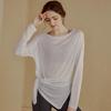 Women's Quick-Dry Sports Pullover - Long Sleeve, Breathable, Slim Fit for Running & Yoga (2025)