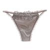 Women Sexy Shiny Satin Underwear For Daily Lace Knickers