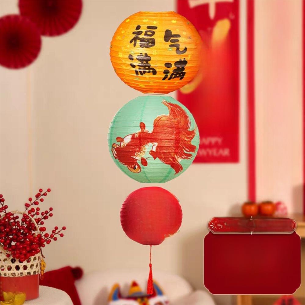 

Paper Mid-Autumn Festival Lantern 3D Ancient Style Handheld Lantern Gift Style2