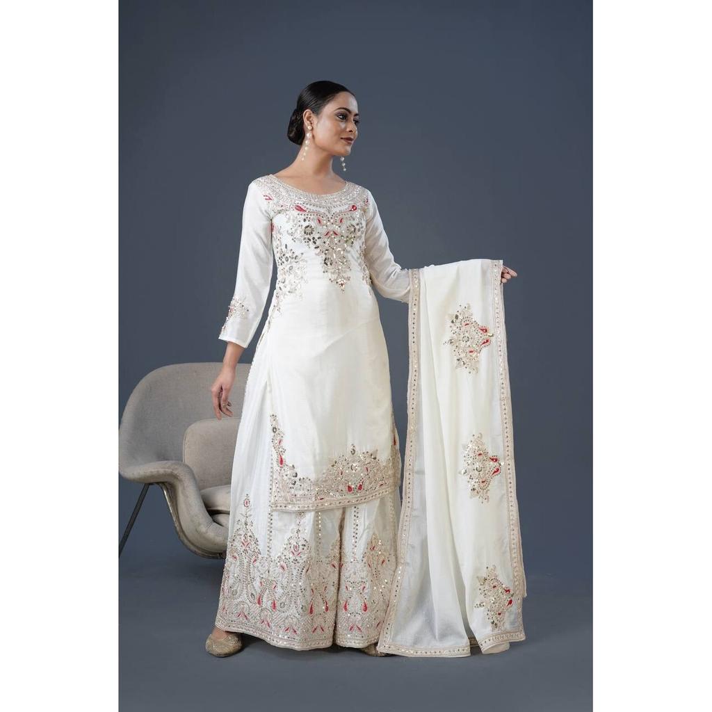 Indian Designer Ready To Wear Salwar Kameez Women Pakistani Ethnic Palazzo Suit SC-2107