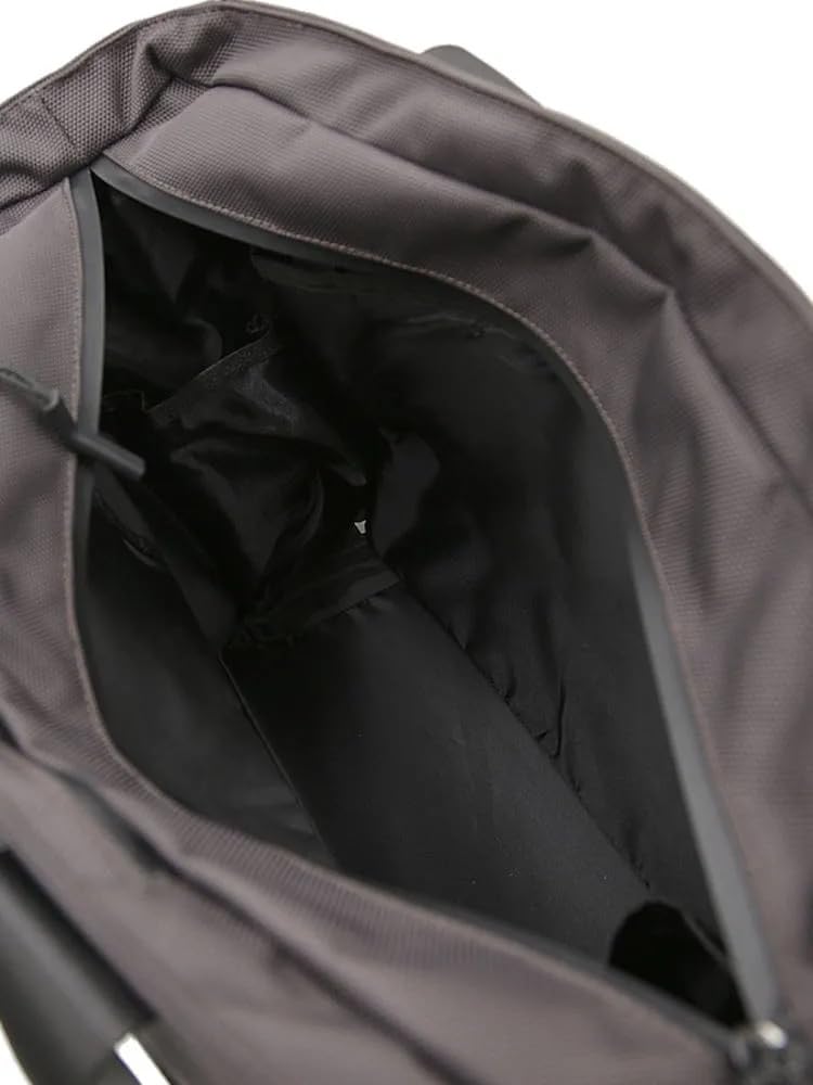 Official Haruyama Men's Business Tote Bag with Magnetic Buckle, Year-Round, D. Brown, Black