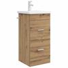 Bathroom Cabinet with Sink Artisan Oak