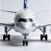 1/150 Scale Model Diecast Resin Airplane Scandinavian Airlines A350-900 SAS Airbus Aircraft With Light Collection Display Toys
