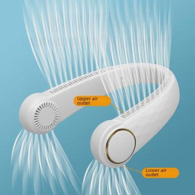 2025 Mini ventilator de gât reîncărcabil prin USB pentru sport și în aer liber