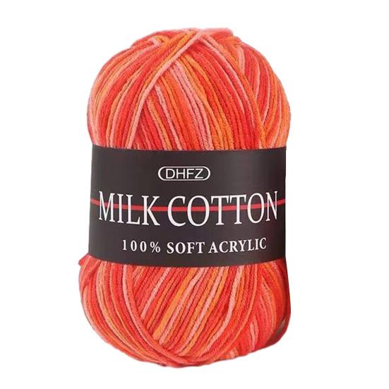 Gomitolo di Filato Multicolor 7,7 Iarde Filato in Fibra Acrilica Filato Colorato per Uso Artigianale per Lavorare a Maglia Uncinetto Maglioni Sciarpe Cappelli Bambole Artigianato Fai da Te