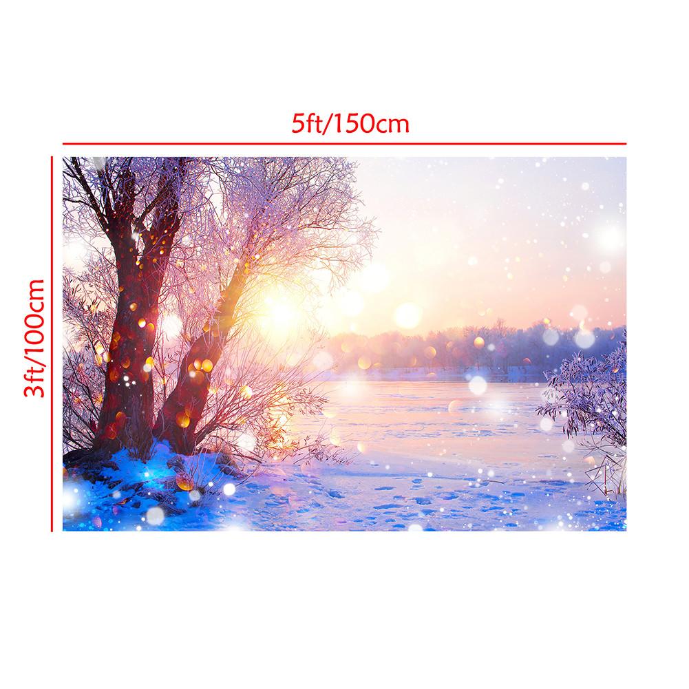 Plakat Świąteczny Scena Śnieżna Rekwizyty Tła Festiwalowego do Dekoracji Domu, Imprez, Studia, Uroczystości Plenerowych, Ślubu