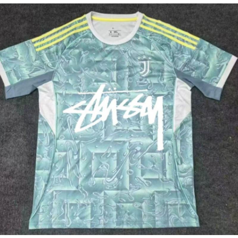 Maglia da Calcio Signature Stussy Retro Brasile Argentina Portogallo Maglia da Allenamento Calcio Uomo Donna Manica Corta