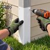 Gazebo Edge Protection 2 Pcs White Stainless Steel Corner Guard, 89 Degree Angle Metal Rust Proof Wall Guards Siding Protector, Outdoor for