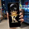 Black Case For BLU Bold K50 Soft Silicone Shockproof Protective Casing For BLU Bold K50 New Luxurious Crown Letter Back Cover