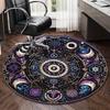 S Occultism Sun Catchers Round Rug Nonslip Area Rug Office Chair Mat Carpet For Living Room Bedroom Home Decor
