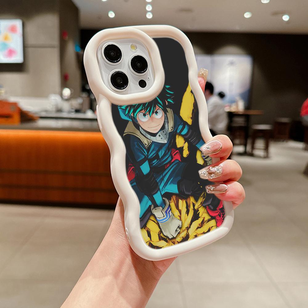 Macaron Soft TPU Phone Case for Xiaomi Poco X3 X5 X6 M6 Redmi 12C 13C Redmi Note 9 10 11 12 13 Pro 10s 11s 12s Cover Ae54 Anime My Hero Academia Art