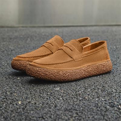 Heren Casual Schoenen Suède Leer kantoor Werkschoenen Heren Flats Sneakers Platform Brits Zakelijk Feest Kleding Schoenen heren