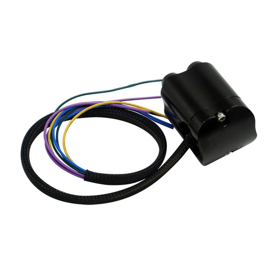 CNC 28mm Motorcycle Switch Handlebar 4 Optional Button Control W/ Wire Harness