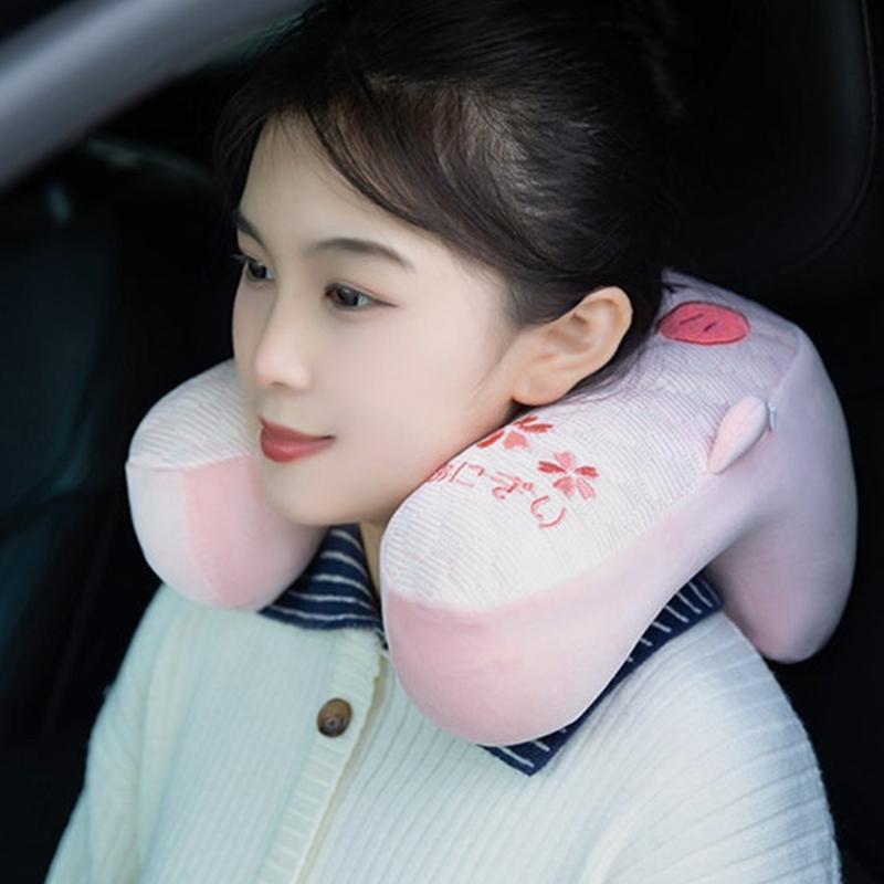 Baby Head And Neck Support U Shape Cushion Memory Foams Neck Pillow For Car Seats Ensuring Safety Comfort During Travel