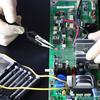 Precision Reverse Ceramic Tweezers Non-Conductive,Anti-Magnetic Point Curved Tips Tweezers Set for Cross Lock Soldering