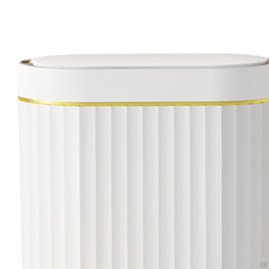 Automatic Garbage Can, Electric Bin, USB Rechargeable Narrow Storage Bucket, Waterproof