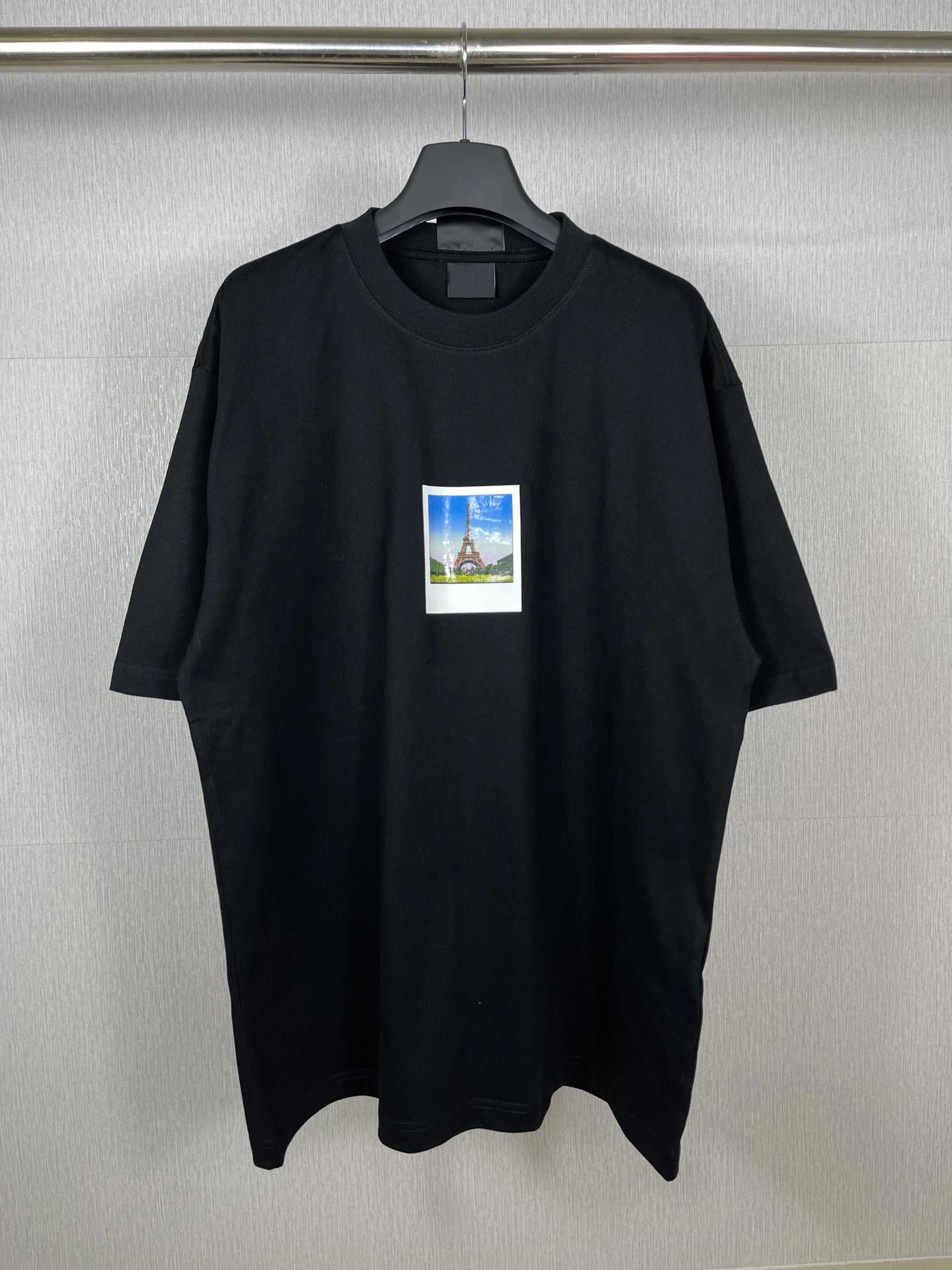 

2024 модная мужская женская футболка летняя хлопковая футболка свободного покроя с коротким рукавом футболка с принтом бренда класса люкс верхняя одежда уличная одежда XXXXXL чёрный