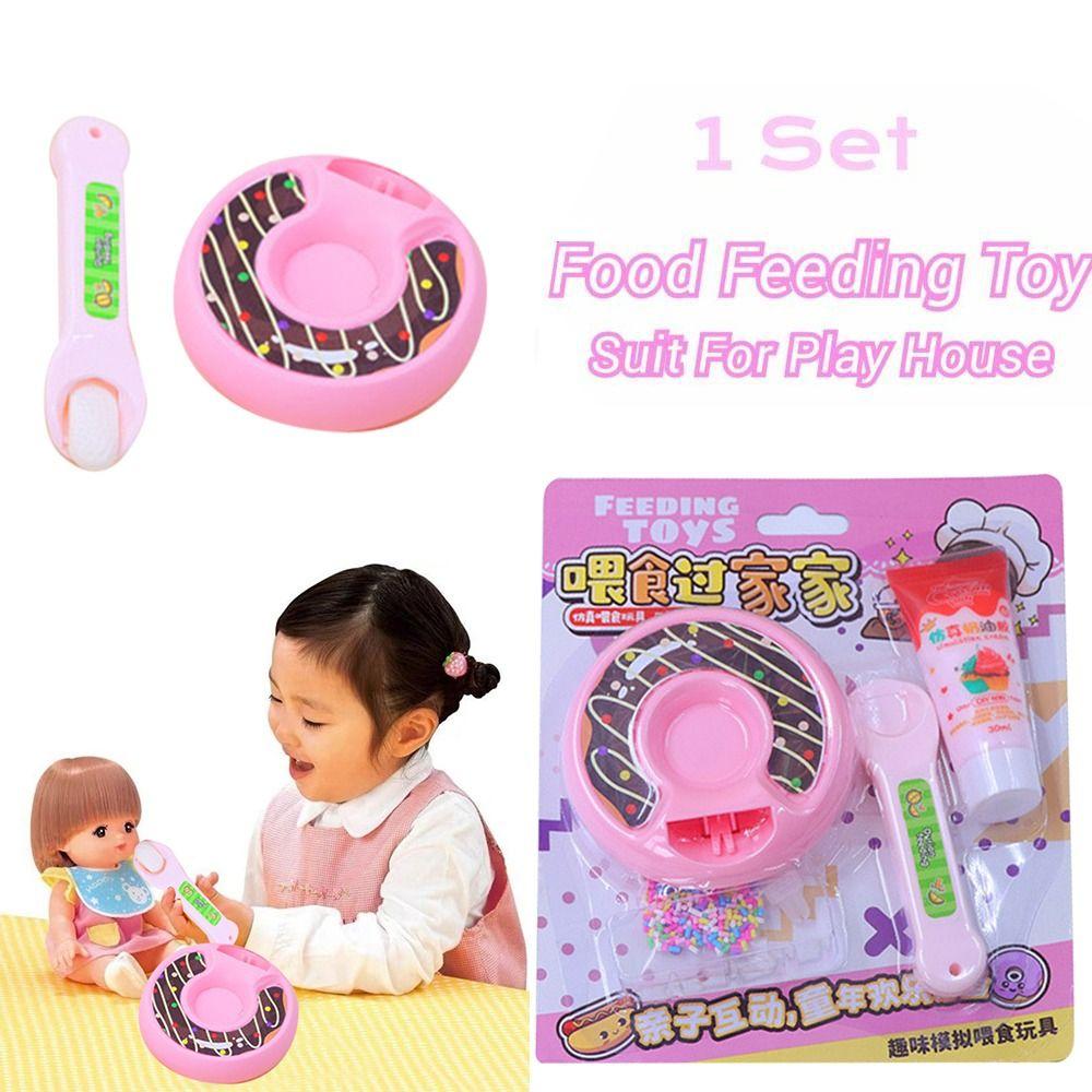 Japanese Pudding Feeding Toy Simulation Cream Play House Toys Kawaii Role Play Toy Early Education
