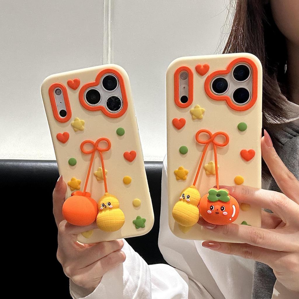 High-Quality Pendant for iPhone 16/17 Pro Max and Apple 15/14 Silicone Drop-Proof Phone Case